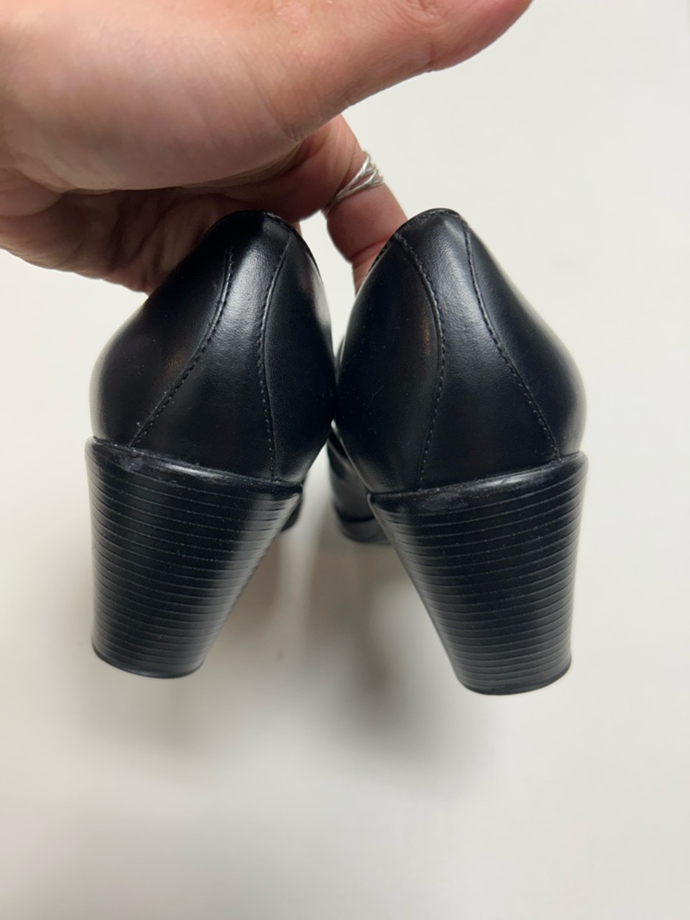 Dansko Black Mary Jane Heels with Strap - Picture 6 of 7